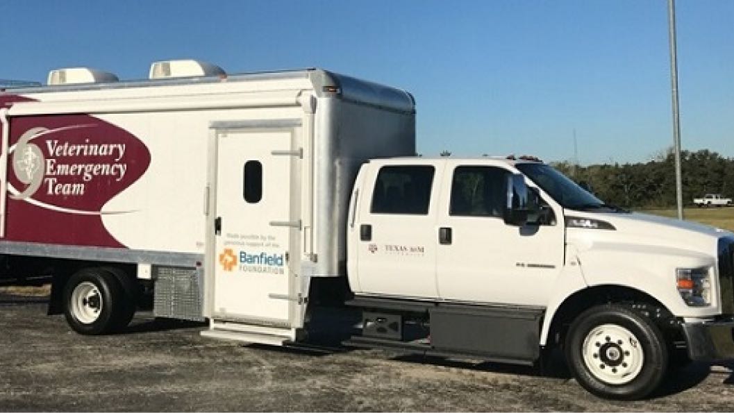 Texas A&M University VET truck